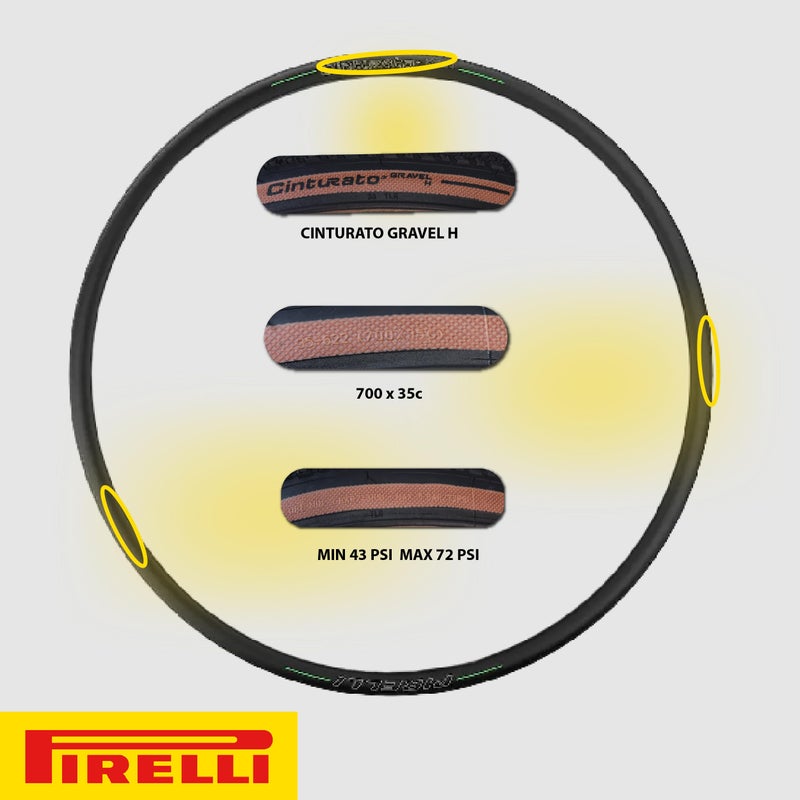 Pirelli Cinturato Gravel Hard Terrain Folding 700 x 35C - Image 4